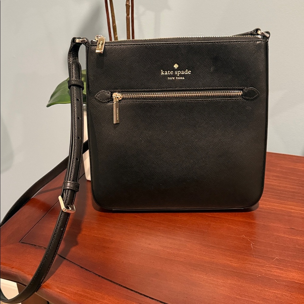 Kate Spade Black Leather Shoulder Bag